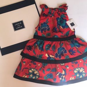 Janie and Jack girls dress size 6-12 months NWT